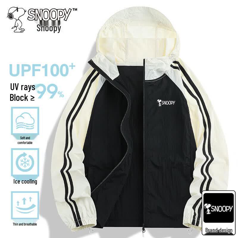SNOOPY Men s Lightweight Ice-Cool Sun Protection Jacket 3XL