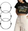 Shirt Tuck Band,Adjustable Tool for Sweater and Shirts,Elastic Crop Bands To Change The Style of Your Tops Unisex T-Shirt