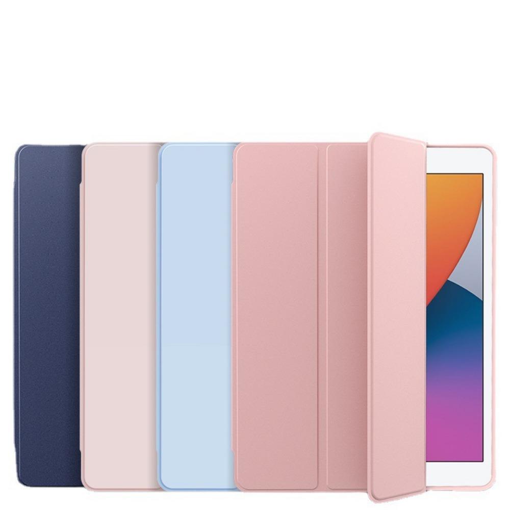 Soft Silicone 3 Fold Case for 2022 iPad 10 10.2 Inch iPad Pro 11 Mini 6 Air 5 Protective Cover