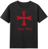 Deus Vult Knights Templar Crusader Retro Men's T-shirt Cotton Couple's Seasonal Loose Casual Streetwear Harajuku Shirt