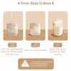 Portable Handle Electric Stirring Mug 400ml Capacity Rotating Blender Cup  Household Use