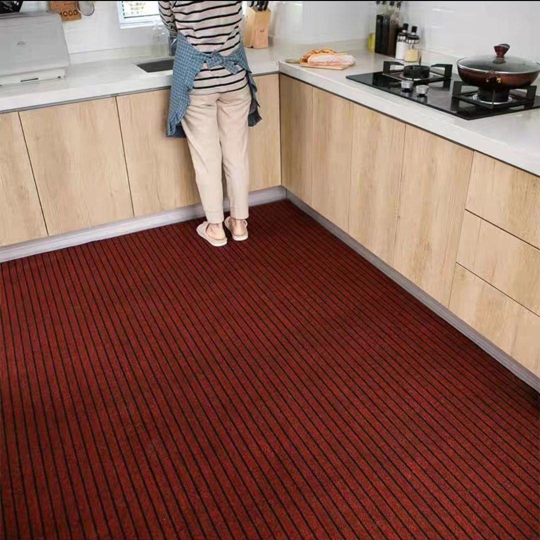 Antislip Wasbare Gestreepte Runner Vloerkleed voor Keuken Badkamer Hal Entree Lange Gang Tapijt 60x90cm