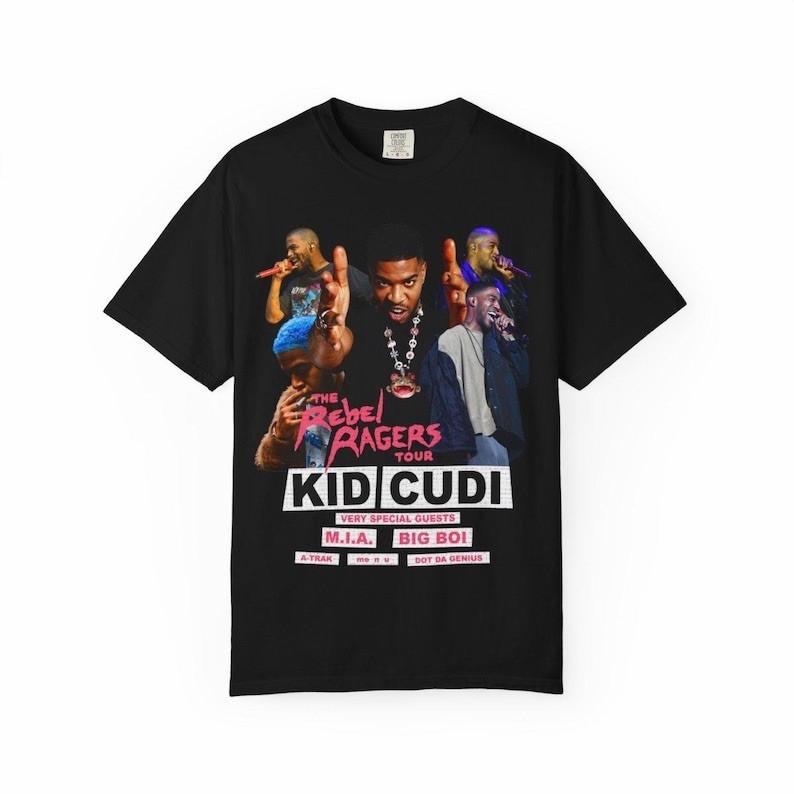 Kid Cudi Rebel Ragers Tour Merch All Sizes Street Vendors 2026 S-5Xl