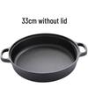 ZISIZ Cast Iron Frying Pan for Pancakes and Buns