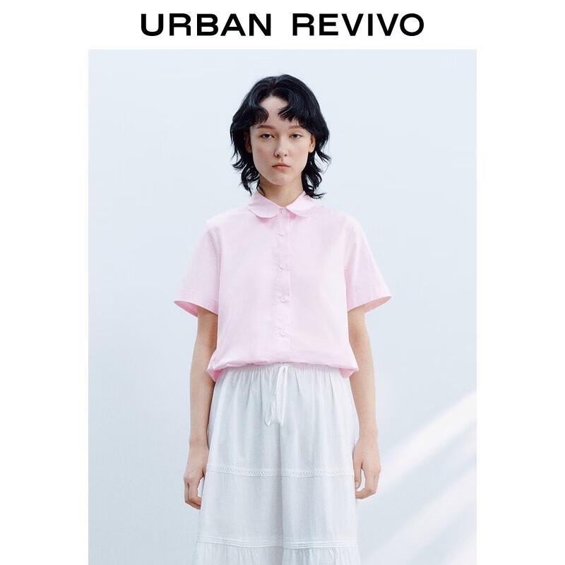 UR 2025 Women s Casual Drawstring Cotton Short Cardigan Shirt L