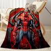 1pc Spider-Man: Scarlet Spider blanket Soft and Warm for Sofa Office Camping Travel Livingroom Great Gift for Friends and Family Comfortable