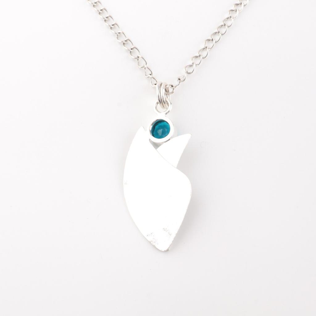 Apatite Gemstone 925 Sterling Silver Jewelry Handmade Stylish Pendant For Girls PP-36-10