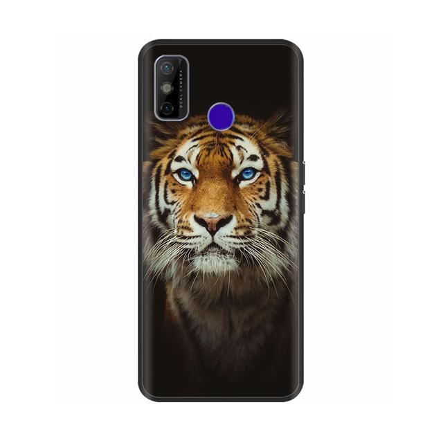 Pentru Tecno Spark 6 Go Husă pentru telefon Husa din silicon moale de desene animate pentru Tecno Spark 6 Go Spark6 Go Negru Tpu Bara de protecție drăguță de desene animate