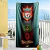 Liverpool Team Customize Your Name Beach Towel Quickdry Soft Microfiber Portable For Swimmingbeachcamping Travel Beach Accessoriesgym