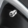 UKY5   Car Tire Valve Stems Cap Knurling Style Tire Valve Cap Tire Wheel Stem Air Valve Cap For Mercedes Benz W211 W204 W210 CLA GLA