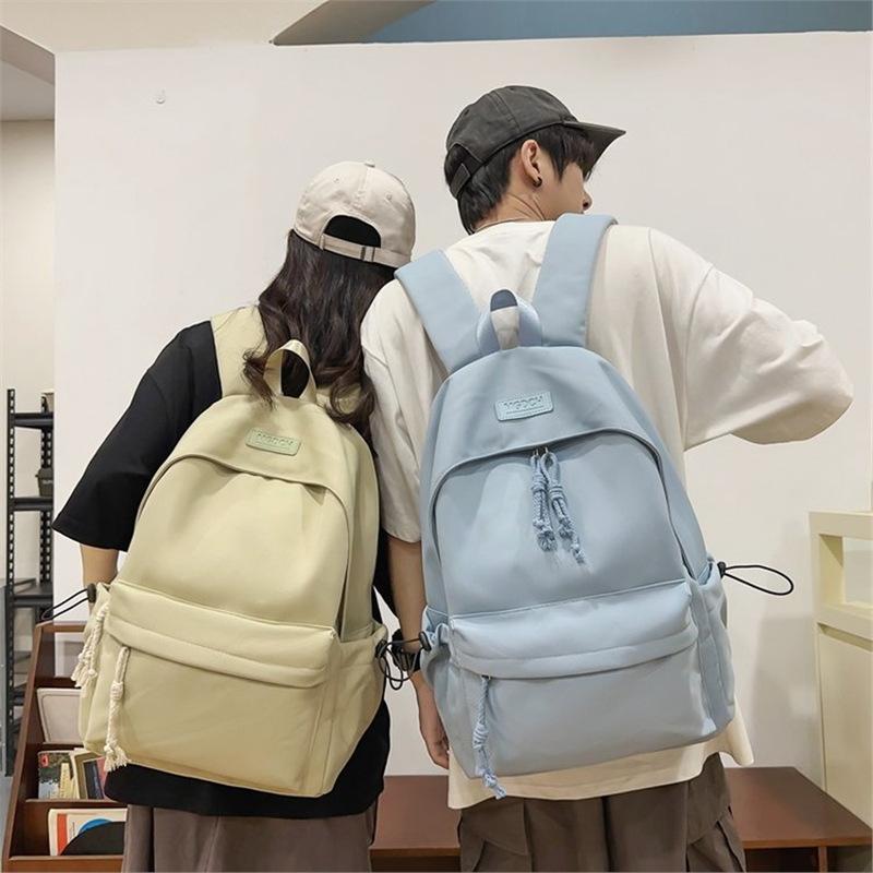 Schoolbag Backpack Women's Japanese and Korean 1011 Spring and Summer Versatile New Junior High School Student Schoolbag Simple Large Capacity 