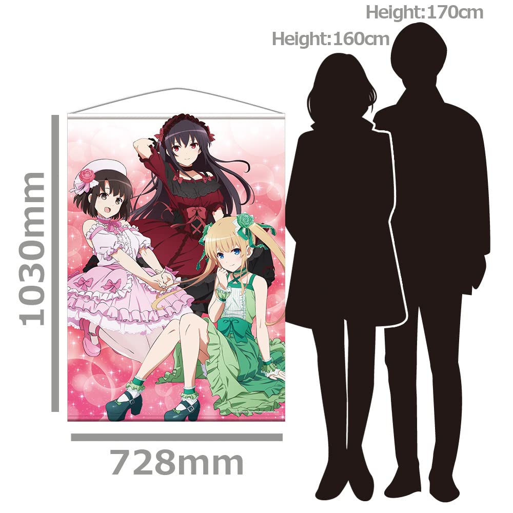Saekano: How to Raise a Boring Girlfriend Fine" B1 Tapestry [Megumi, Eriri, and Utaha]