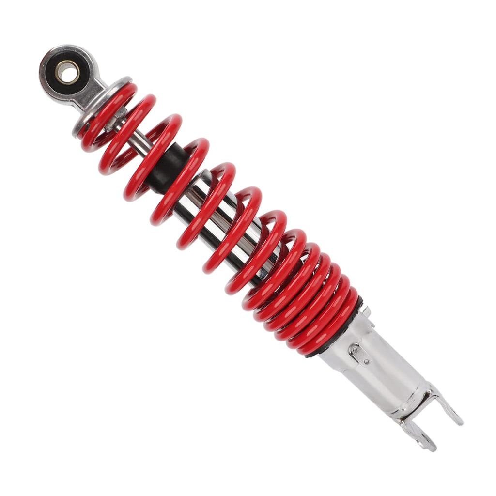 Motorcycle Rear Shock Absorber, 300mm, 3000lb, Steel Alloy, Waterproof, Replacement for JOG 100 (Red)