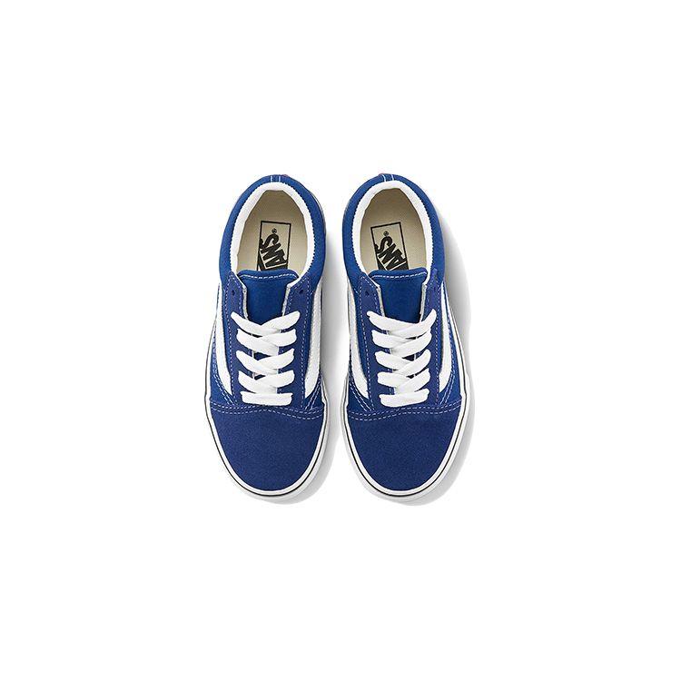 Vans Canvas Low Top Kids Skate Shoes Blue Kids Sneaker VN0A4BUU2JO
