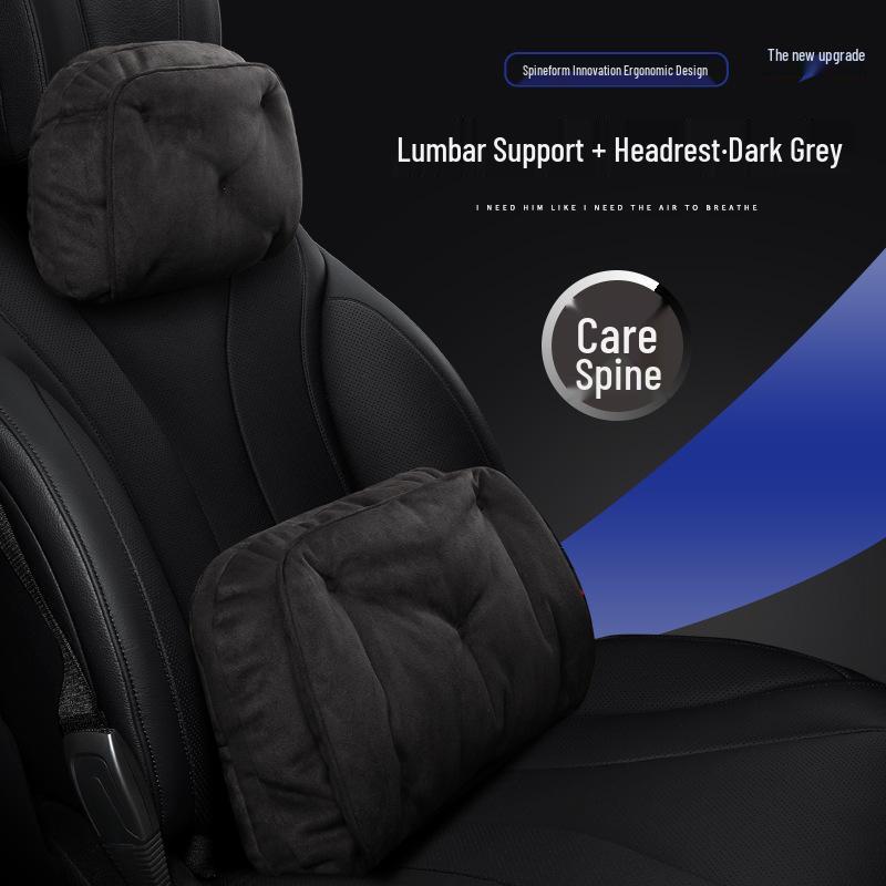 Purple Wind Chime Headrest & Lumbar Support Pillow for BMW 5 Series 530Le Zotye T300/T600