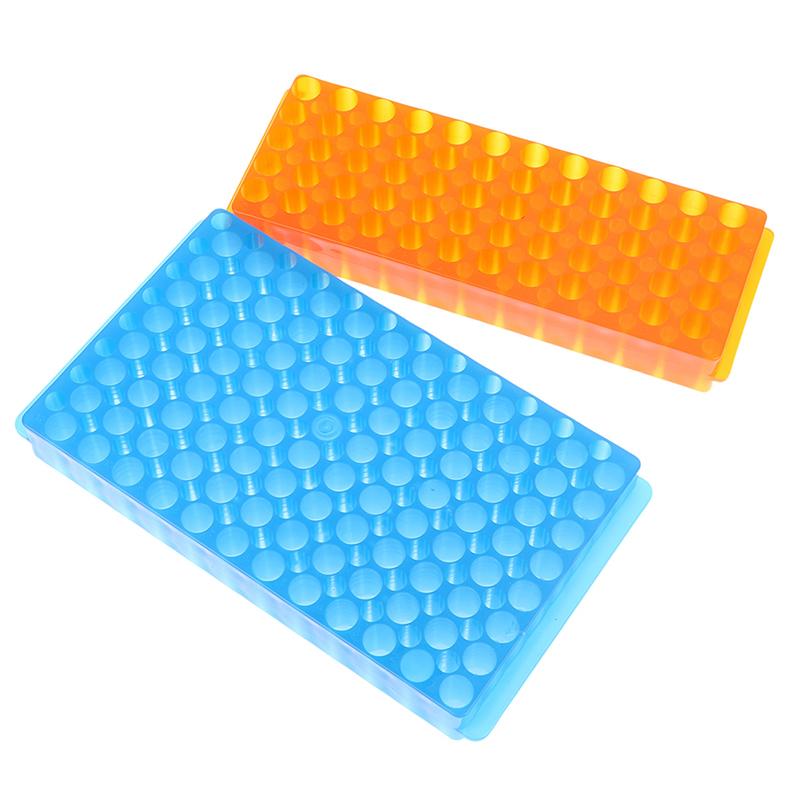 Kiváló minőségű 60 férőhelyes centrifugacső tartó állvány kettős felhasználású dupla paneles 0,5 ml/1,5 ml
