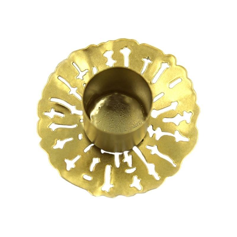 European Wrought Iron Holder Decorative Candlestick Stand Decoration for Home Bedroom Room Dormitory