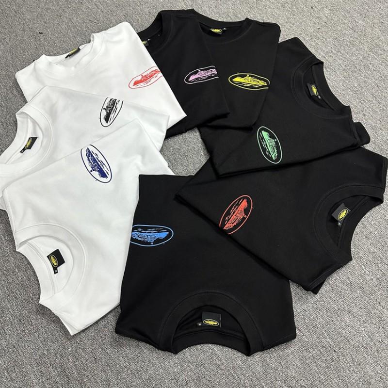 CORTEIZ Short Sleeve T-Shirt Men Women American Street Style Graphic Print 4 Styles Casual Teen Tee