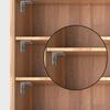 Universal Stainless Steel Corner Bracket 90 Degree Right Angle Fixed Bracket for Wood Furniture Bedframe Cabinet Tools 4/6 Holes