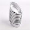 10pcs mini size oval egg shape aluminium alloy metal cheese pan cake mold bread mould tart holder pudding jelly tin DIY bakery D00