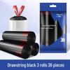 Durable Large Drawstring Trash Bags for Kitchen, Living Room & Office - Tear-Resistant, Thick, Hand-Held Plastic