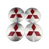 vdpc7 56/60/65mm Aluminium Car Wheel Center Hub Caps Sticker for Mitsubishi ASX Lancer L200 Pajero Outlander Eclipse Galant Ralliart