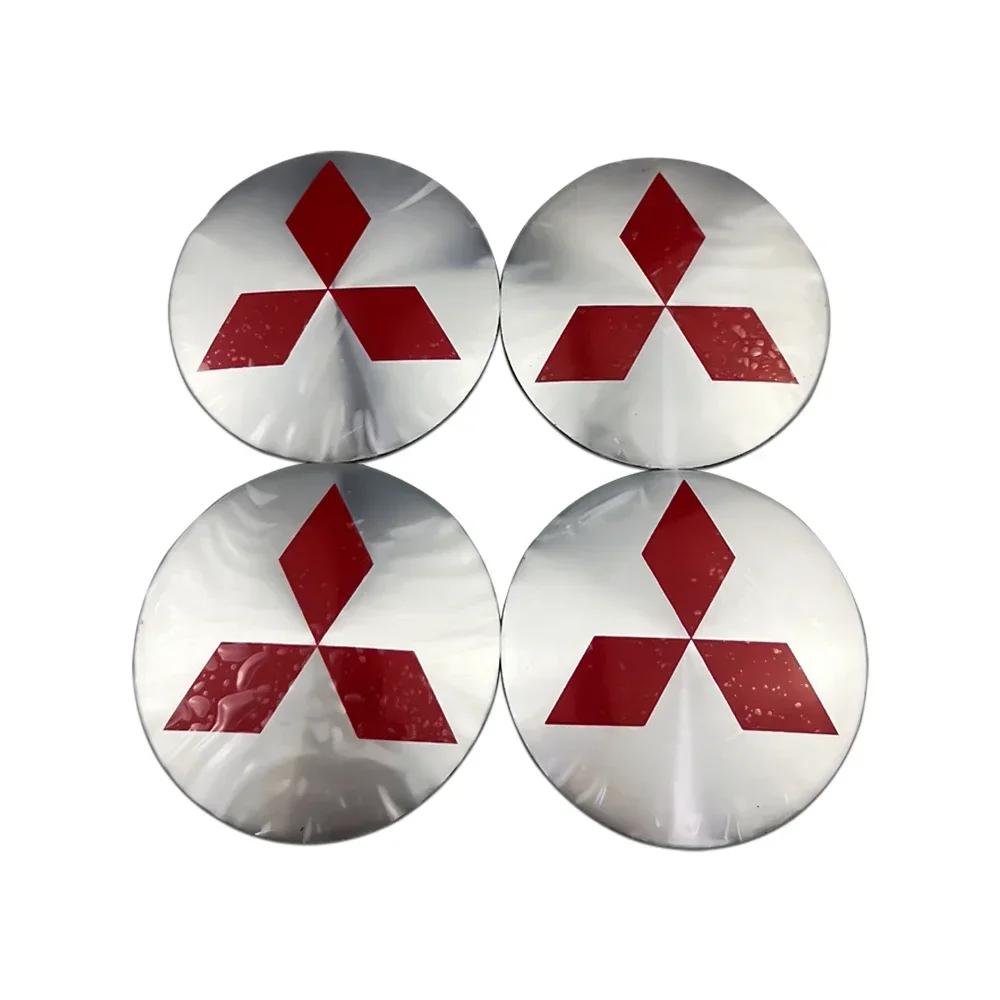 vdpc7 56/60/65mm Aluminium Car Wheel Center Hub Caps Sticker for Mitsubishi ASX Lancer L200 Pajero Outlander Eclipse Galant Ralliart