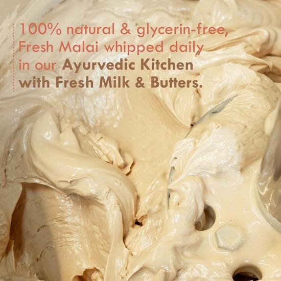 Nat Habit Multi-Nut Shea Omega-3 Fresh Whipped Skin Malai/Cream for Deep Hydration - 120 Ml Each (Combo Pack of 2)