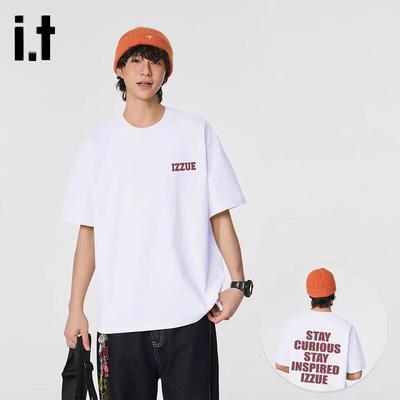 Izzue Men's Heavyweight Cotton Short Sleeve T-Shirt