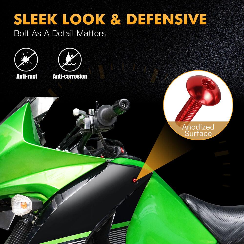 190PCS Motorcycle Windscreen Fairing Bolts Fastener Clip Screws Kit For SUZUKI GSXR 600 750 1000 K1 K2 K3 K4 K5 K6 K7 K8 K9 K10