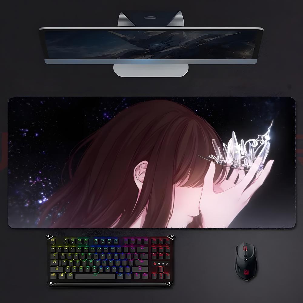 Game Romantic Mmr Love Queens Choice Mouse Pad Mousepad Large Gaming Lockedge Thickened Pc Table Desk Mat
