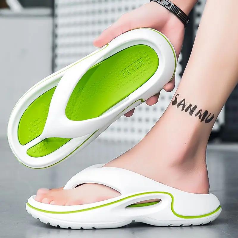 Fashion Slippers for Men Height Soft Shiatsu Shoes High Quality Fashion 2025 Low Price Style Designer Luxury Original Fun Sandals Man