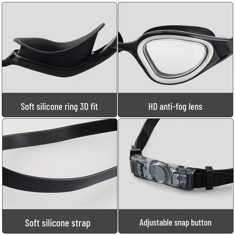 MDNG YL1900 Unisex HD Anti-fog Presbyopia Swim Goggles