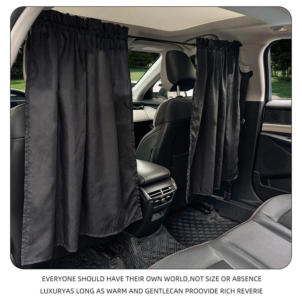 Privacy Car Curtains Car Window Sun Shades Screen Kit Cover Shade Protector Visor Shield For RV Camping Van Tent Sleeping Travel
