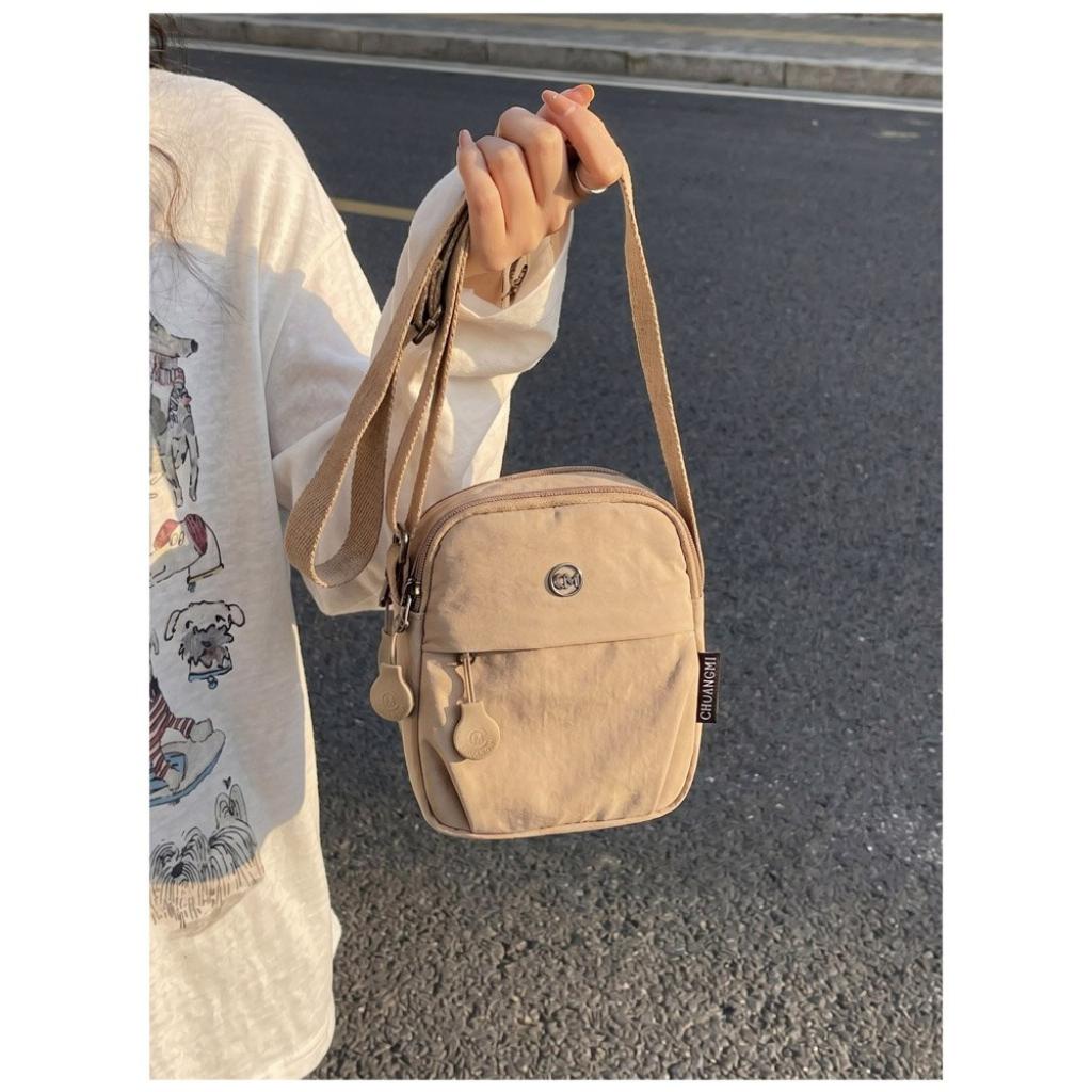 Xeie Thuk Crossbody Bag Women Nylon Multi Compartment Adjustable Strap Daily Commute