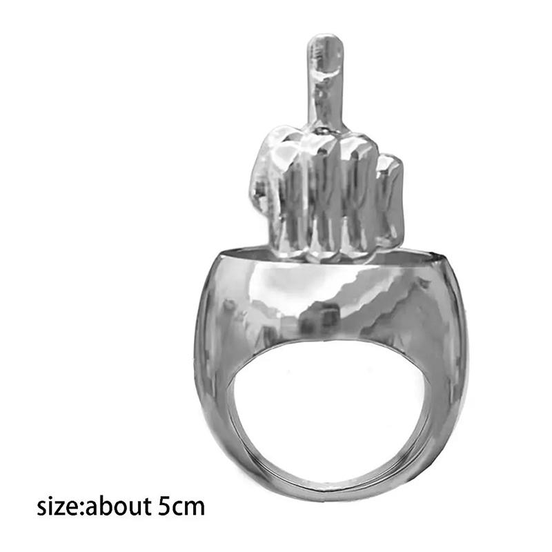 

Забавное всплывающее кольцо на средний палец, розыгрыш, подарок на средний палец, забавное кольцо для снятия стресса, интерактивное кольцо на средний палец, выражающее настроение