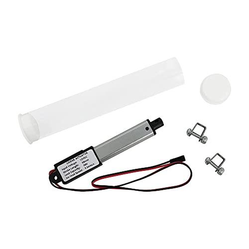 Dovhmoh Micro Linear Actuator, 2-Inch Stroke, 90° 20.3 lbs, 9.5 mm/S Speed, Electric Waterproof Actuator Motor, 12V