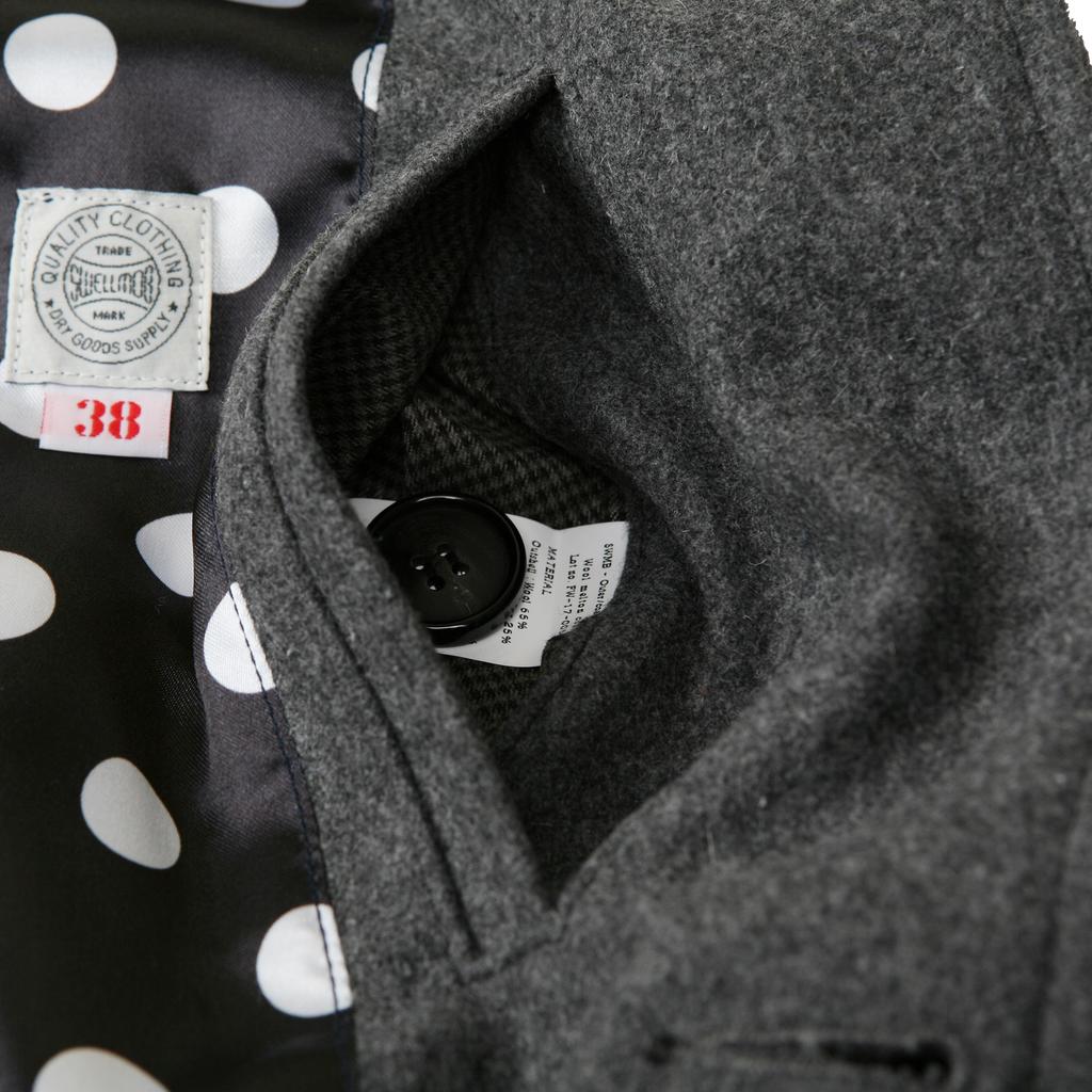 Swellmob Swellmob Wool Melton Coat -Grey-