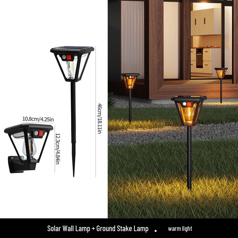TLXT Outdoor Solar Garden Light - 4 Pack