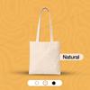 Cotton Shopper Bag 38 x 42cm 15L – Reusable Tote Bag in Black, White & Natural