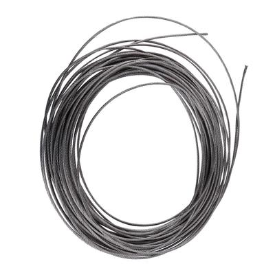 304 Stainless Steel Stainless Steel Rope 7×7 Structure 1.5mm Diameter Stainless Steel Wire 15 Meter Cable Wire Rope