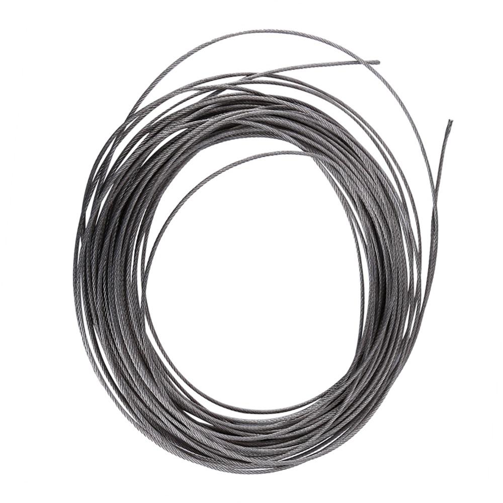 304 Stainless Steel Stainless Steel Rope 7×7 Structure 1.5mm Diameter Stainless Steel Wire 15 Meter Cable Wire Rope