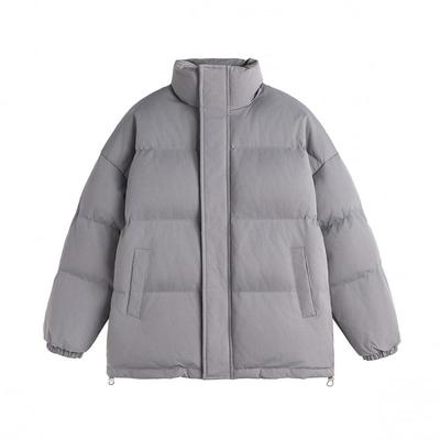 Nouveaux Vêtements Rembourrés en Coton Lâches Grande Taille de Couleur Unie pour Hommes et Femmes, Vêtements Rembourrés en Coton Chauds d'Hiver de Couleur Unie