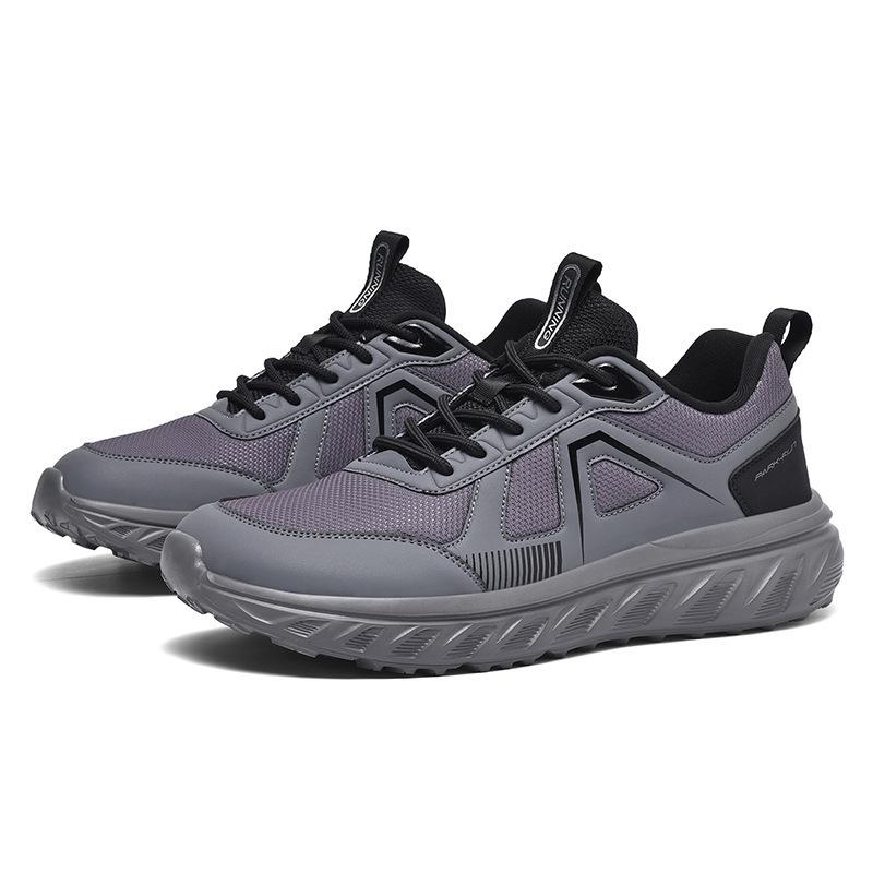 Large Size Lightweight Wide Head Casual Sports Shoes Fly-Woven Mesh Men'S Shoes Fat Feet Fat Barefoot Running Shoes