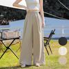 KIM YOUNG JOO GOLF Summer Cooling Wide Fit Elastic Waist Women'S Wide Pants Kpmlsl19