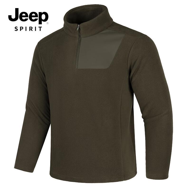 

JEEP SPIRIT Men s Fleece Pullover Jacket Model 8525 XL
