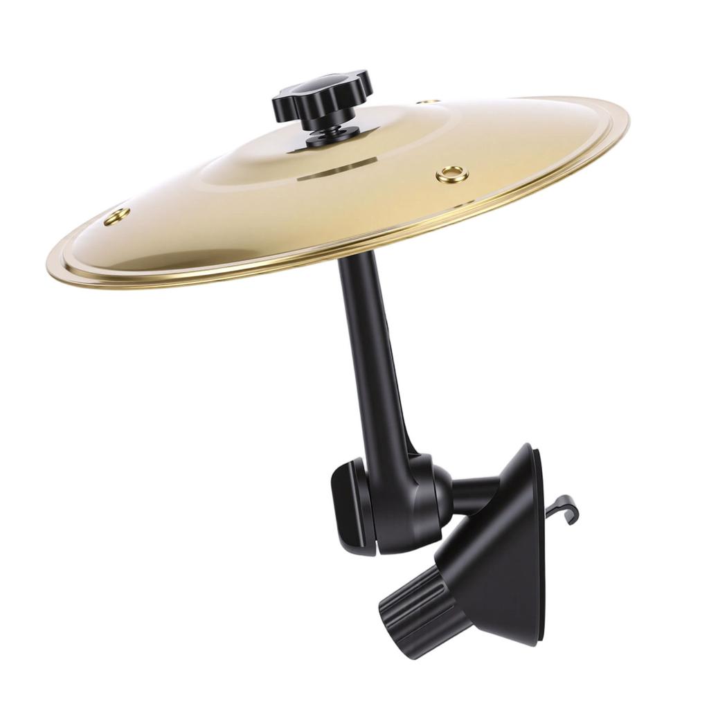 Car Cymbal Air Vent Stainless Steel Dual Ball Joint Dashboard Cymbal Golden with Silicone Pad Golden