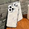 Mobile Phone Cases for iPhone 11 13 XR 15 Pro Max 12 14 Pro Max Case iPhone 16 7 Plus 8 Plus XS Max Cartoon Pattern Anti-drop Protection Shockproof