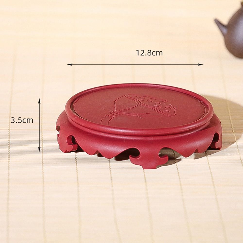 Circular Flower Pot Tray Solid Color Fish Bowl Decoration Stand New Flowerpot Base  Home
