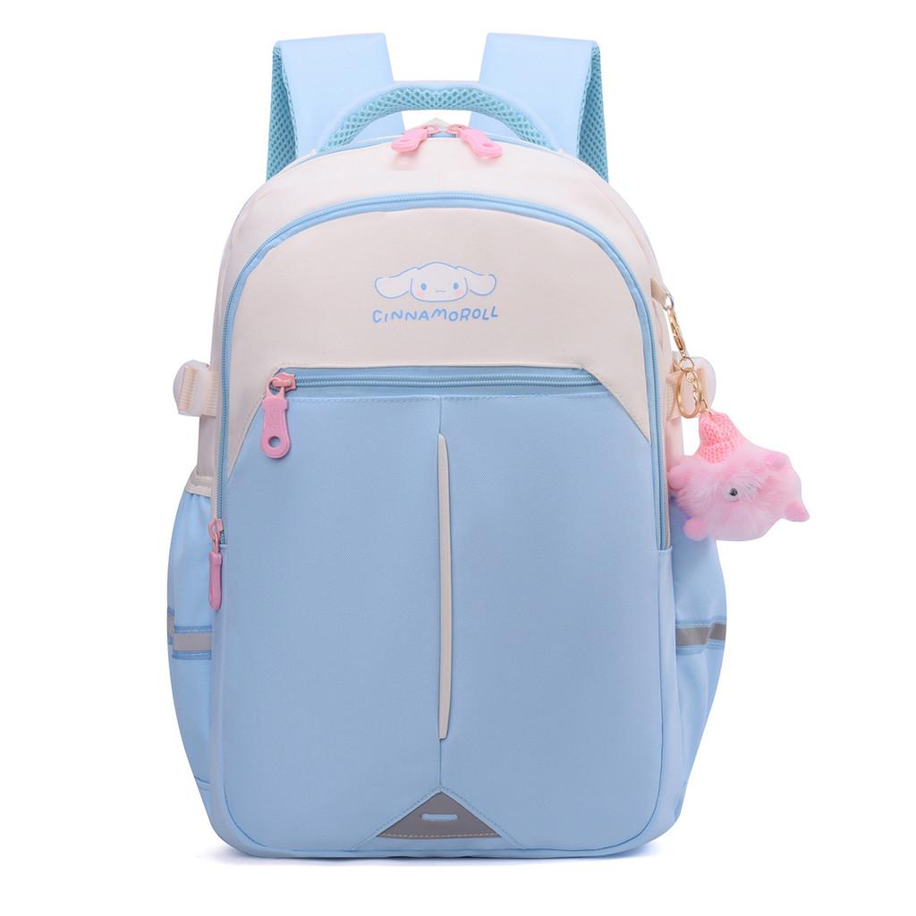 

Childrens Cartoon Cinnamoroll Kuromi Melody School Backpack With Ergonomic Support For Elementary Students